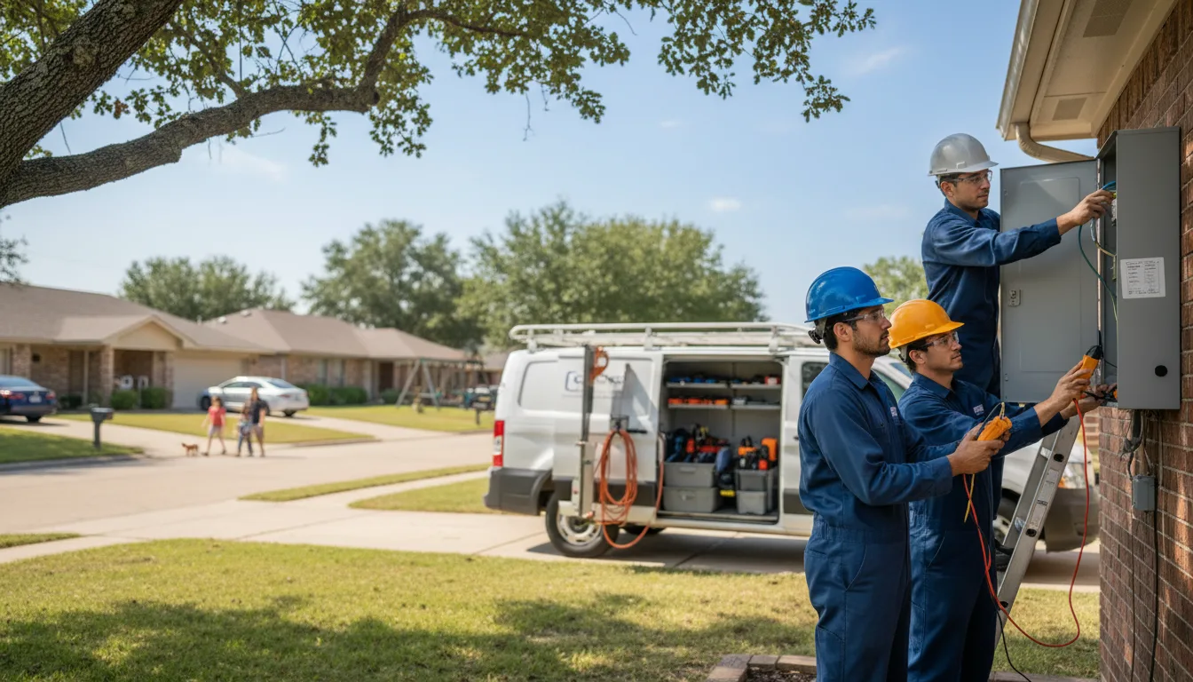 Certified electrician providing emergency electrical services in Pittsburg, OK